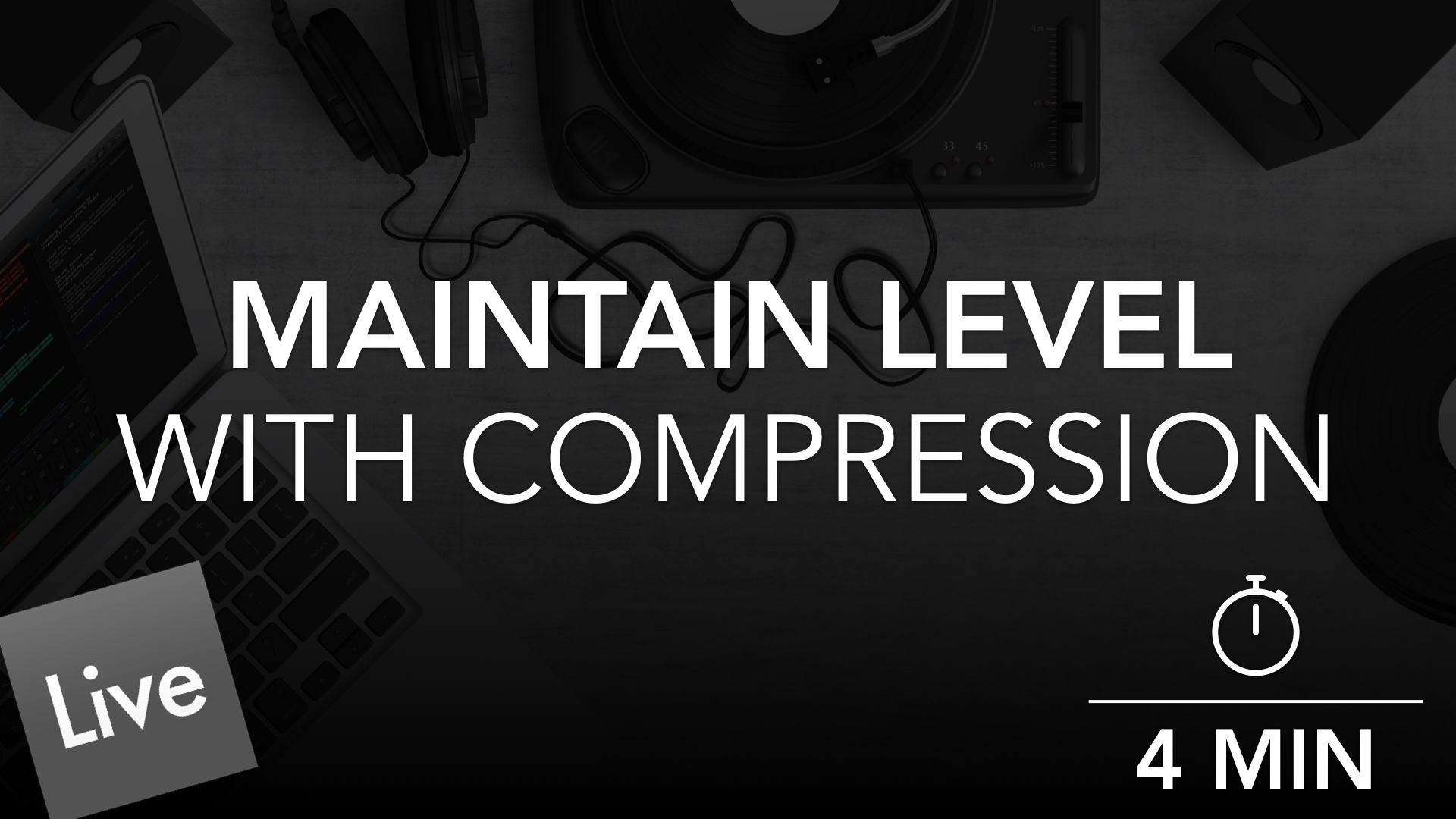 Maintain Consistent Lead Level with Glue Compressor in Live 10