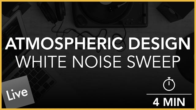 White Noise Sweep With Operator in Li...