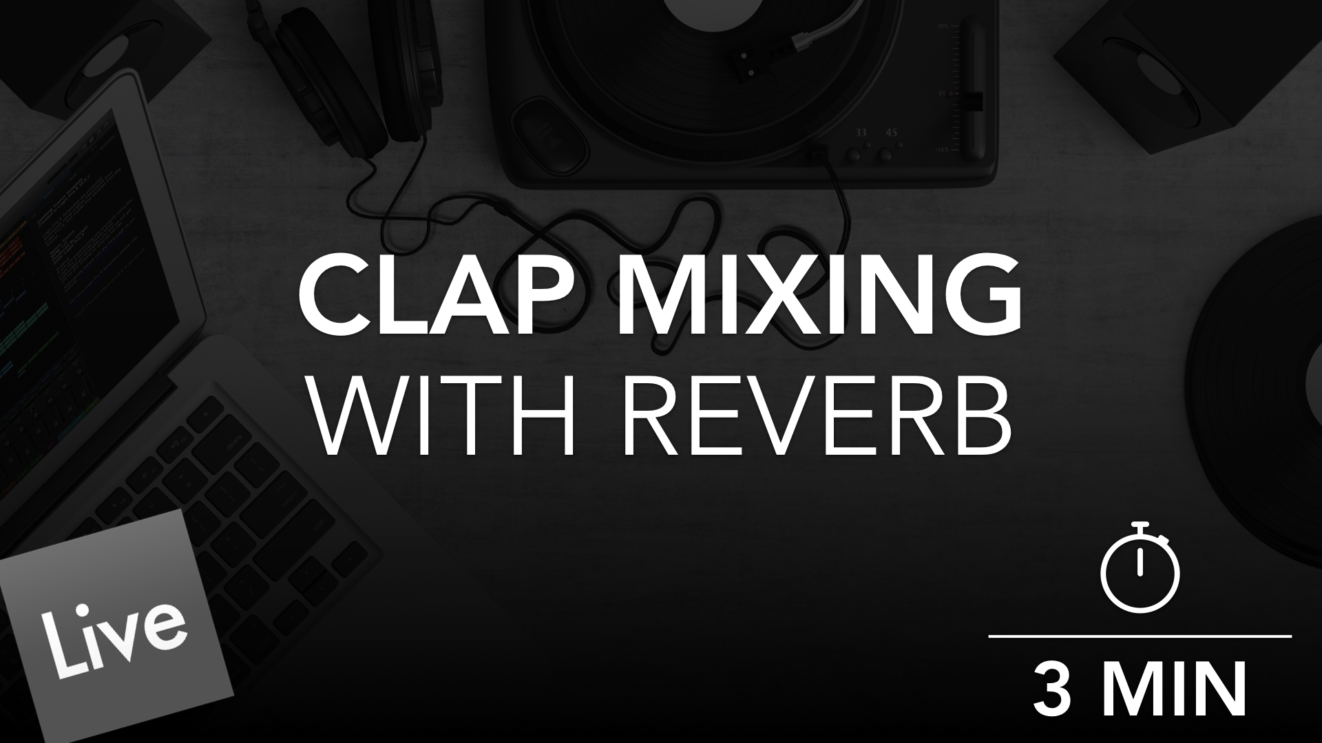 Push the clap to the back of the mix with Reverb