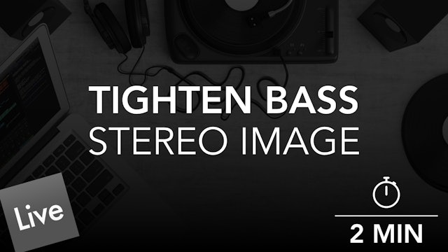 Tighten the Stereo image of the Bass with Ozone Imager