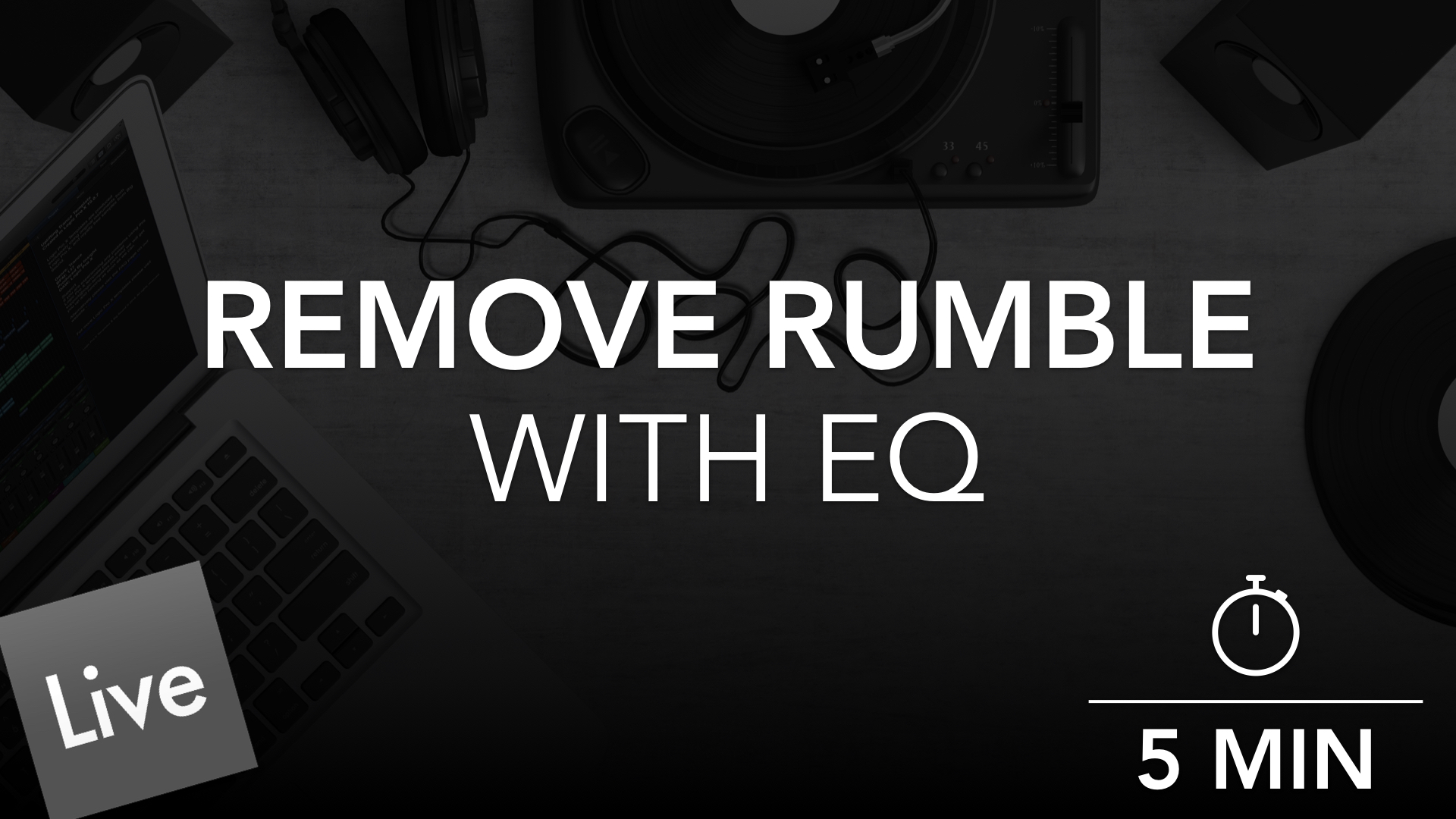 Remove Low Frequency Rumble with EQ Eight