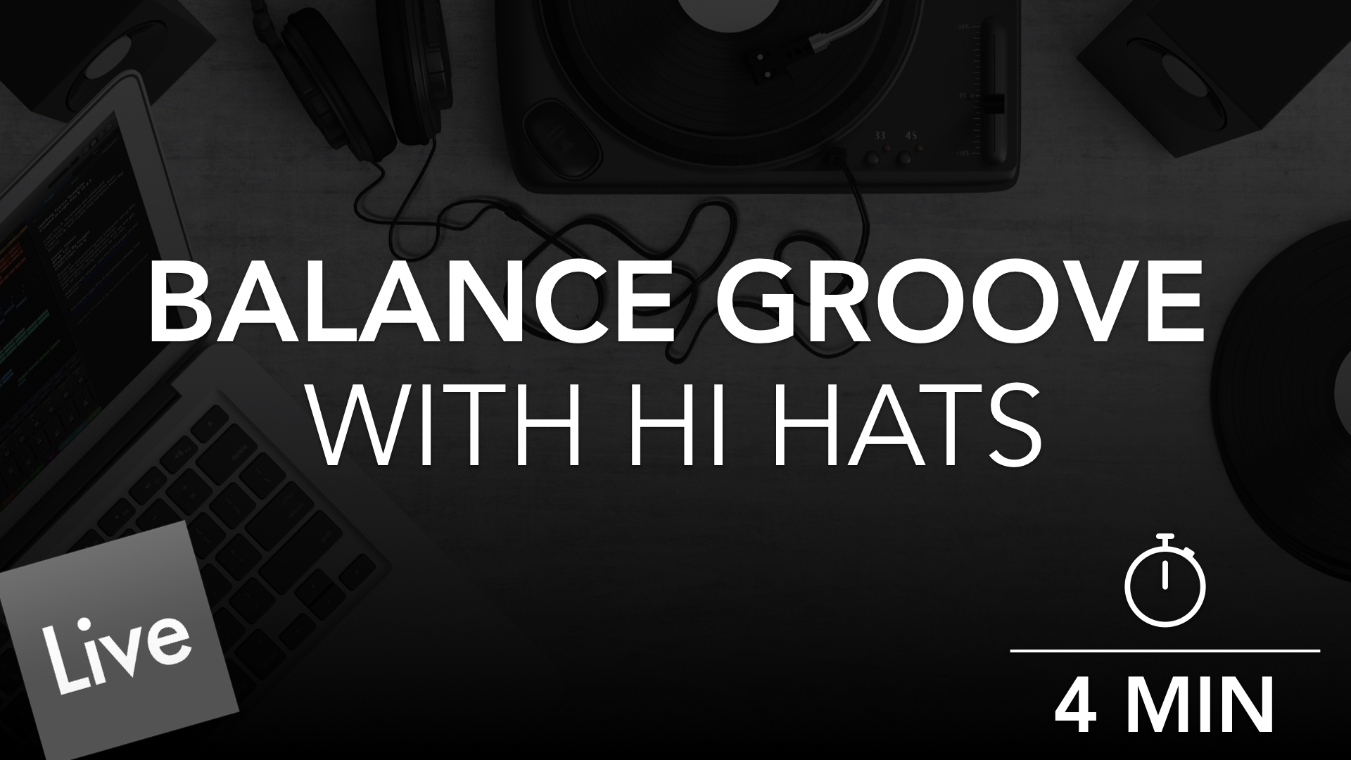 Balance The Groove With an Offbeat Hi Hat Pattern