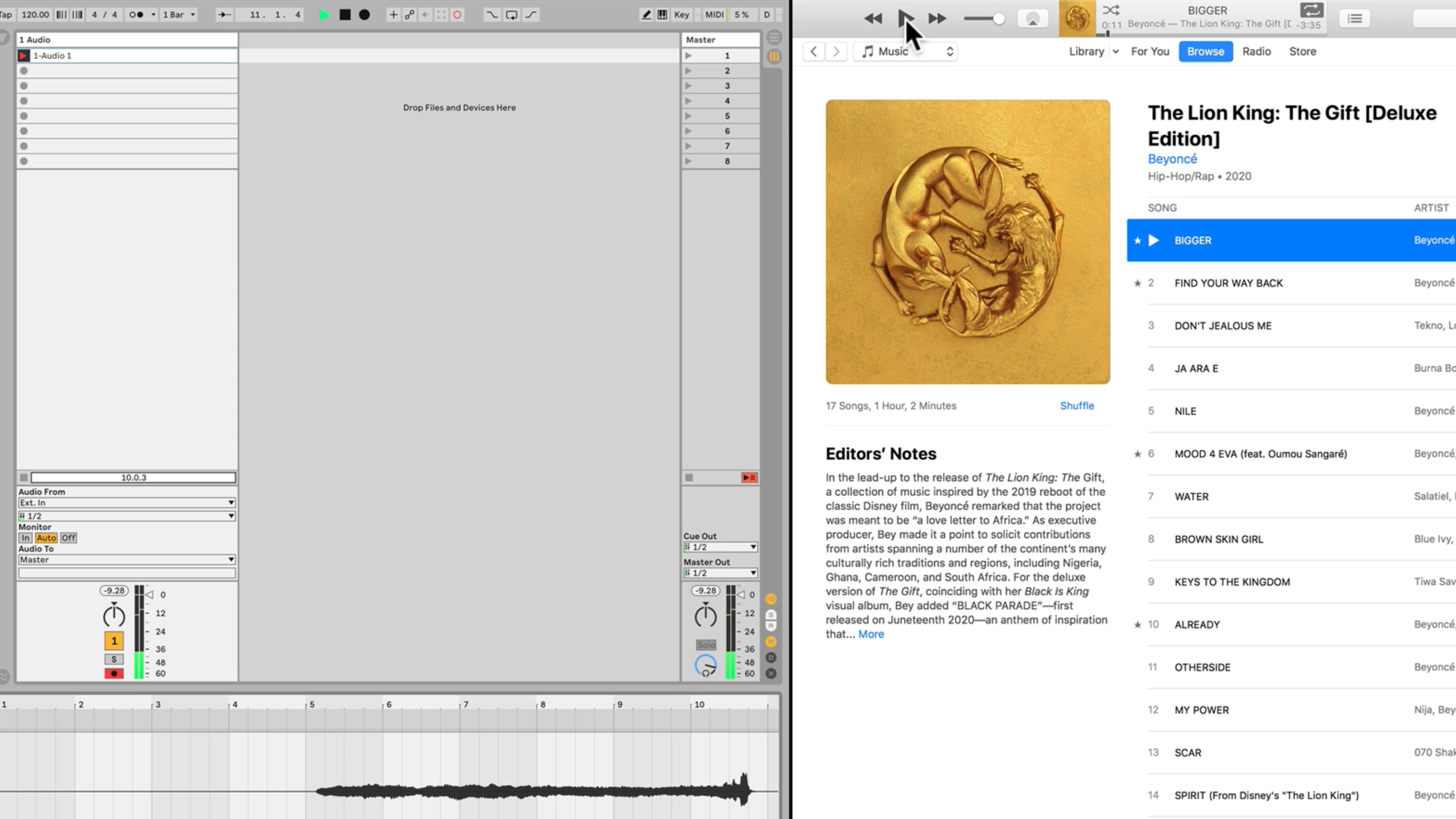 Sampling Audio with Soundflower