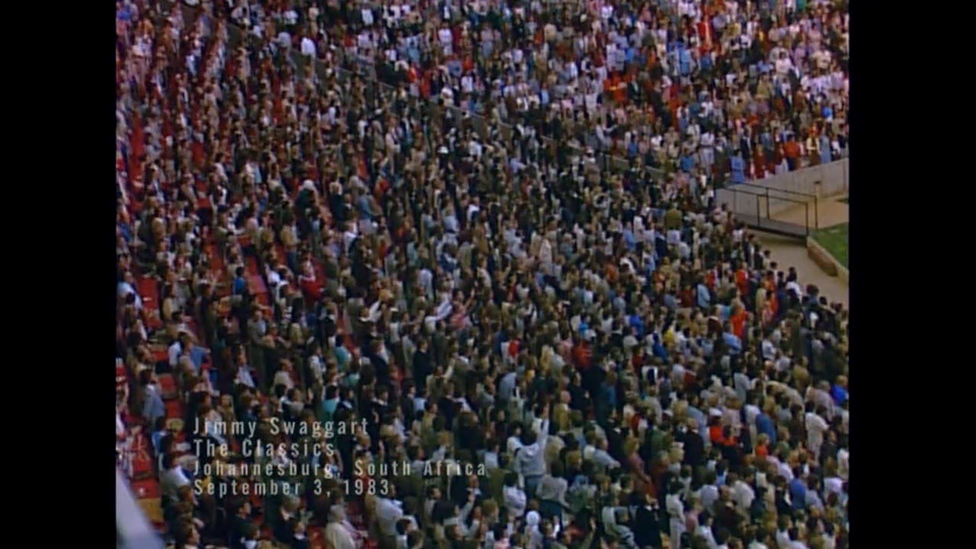 JOHANNESBURG SOUTH AFRICA - 09/03/1983 SATURDAY CRUSADE