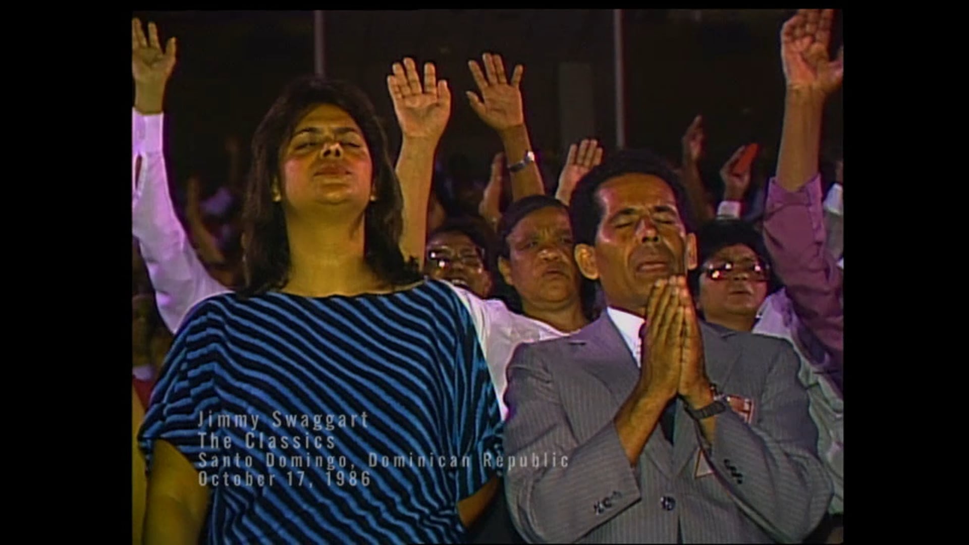 SANTO DOMINGO, DOMINICAN REPUBLIC 10/17/1986 FRIDAY CRUSADE