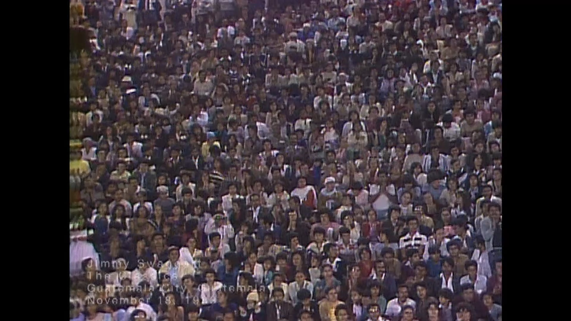 GUATEMALA CITY GUATEMALA - 11/18/1983 FRIDAY CRUSADE