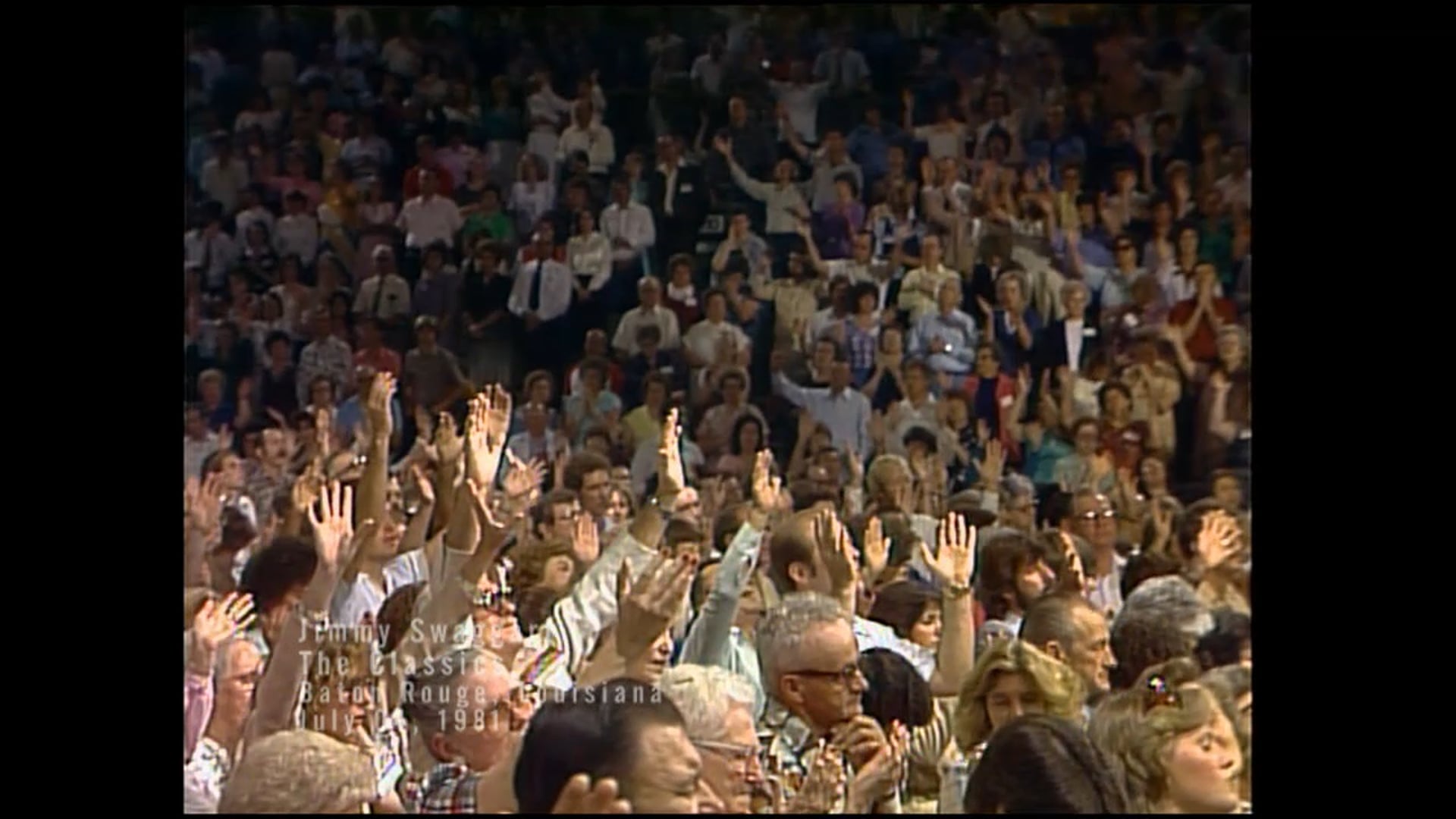 BATON ROUGE LOUISIANA - 07/04/1981 SATURDAY CRUSADE