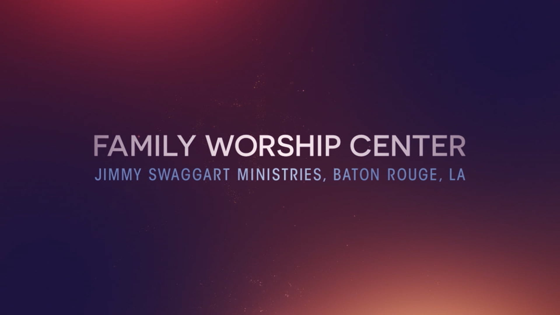 Sunday Morning Service - Sep. 5th, 2021