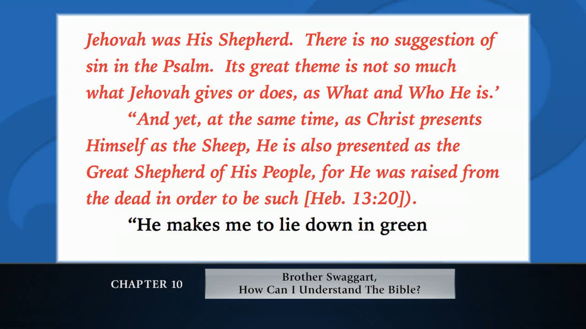 The Message Of The Cross - Feb. 11th, 2021