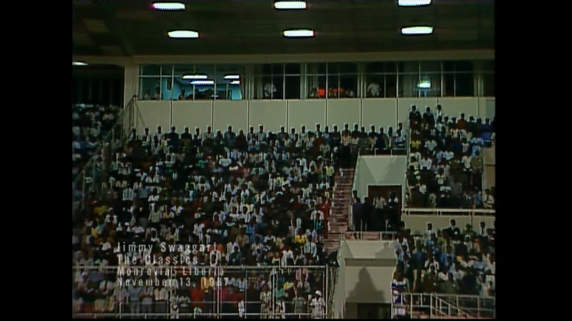 MONROVIA LIBERIA - 11/13/1987 FRIDAY CRUSADE