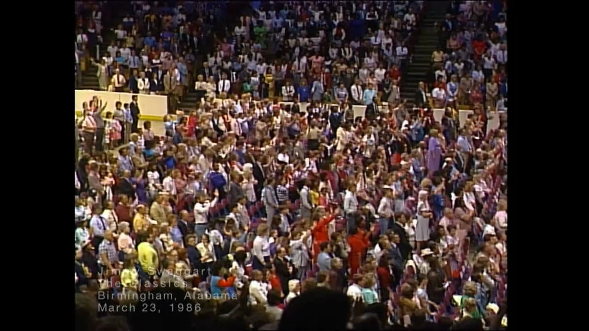 BIRMINGHAM ALABAMA - 03/23/1986 SUNDAY CRUSADE