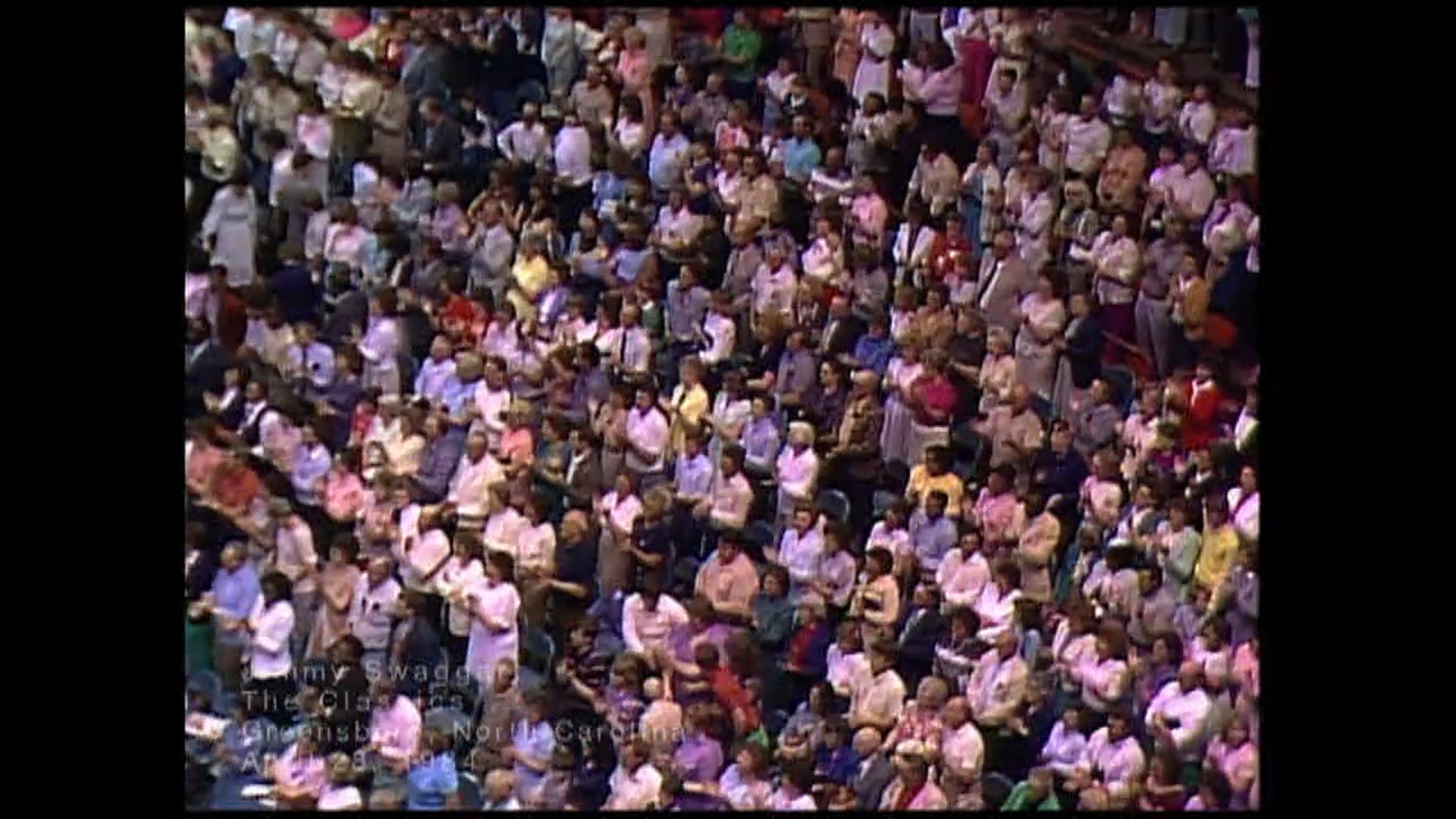 GREENSBORO NORTH CAROLINA - 04/28/1984 SATURDAY CRUSADE