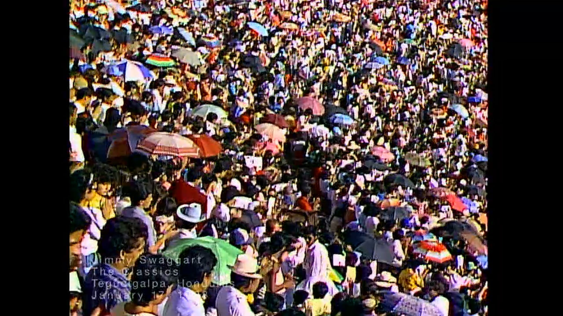 TEGUCIGALPA HONDURAS - 01/17/1988 SUNDAY CRUSADE