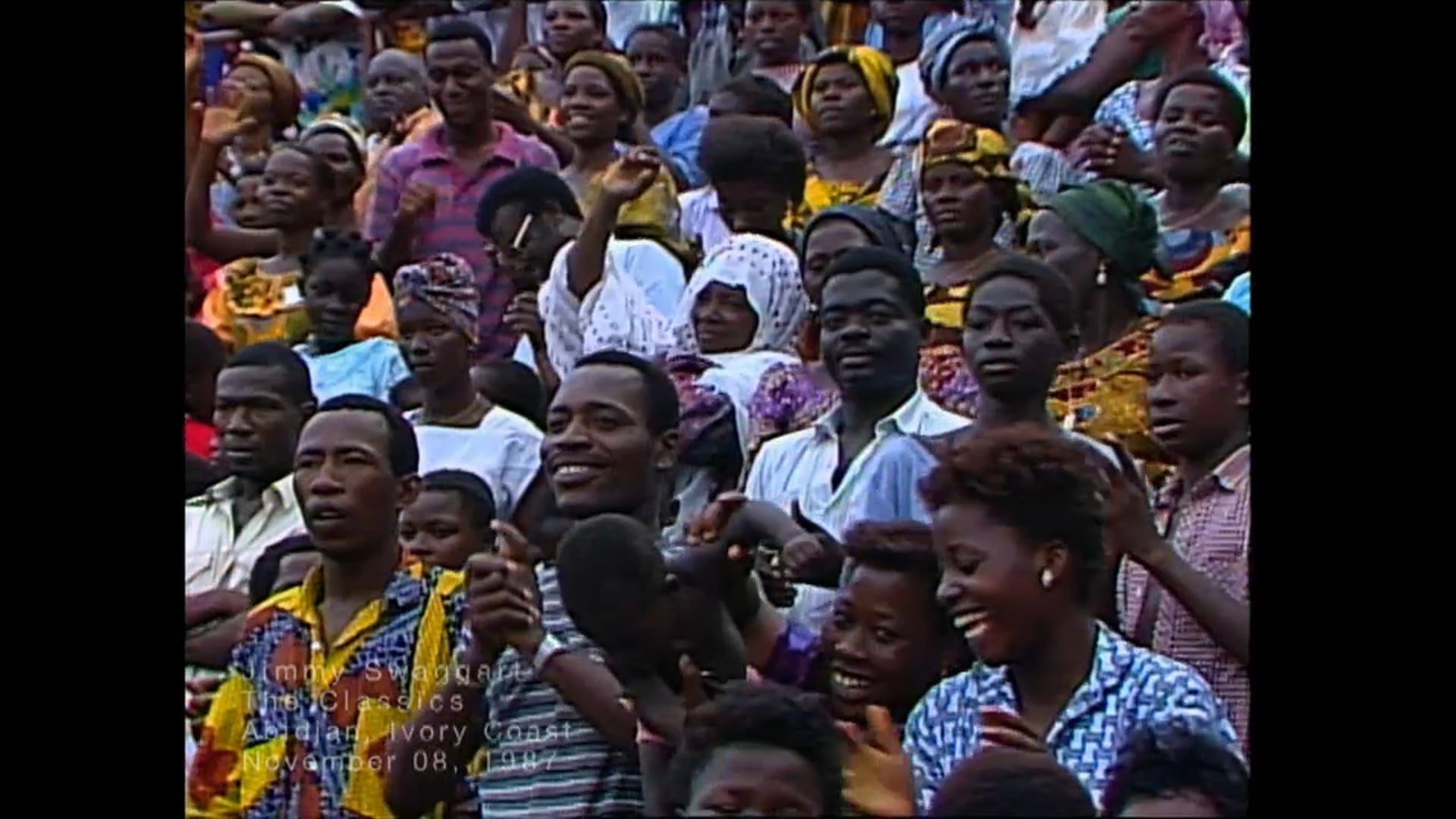 ABIDJAN IVORY COAST - 11/08/1987 SUNDAY CRUSADE