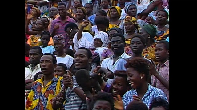 ABIDJAN IVORY COAST - 11/08/1987 SUND...