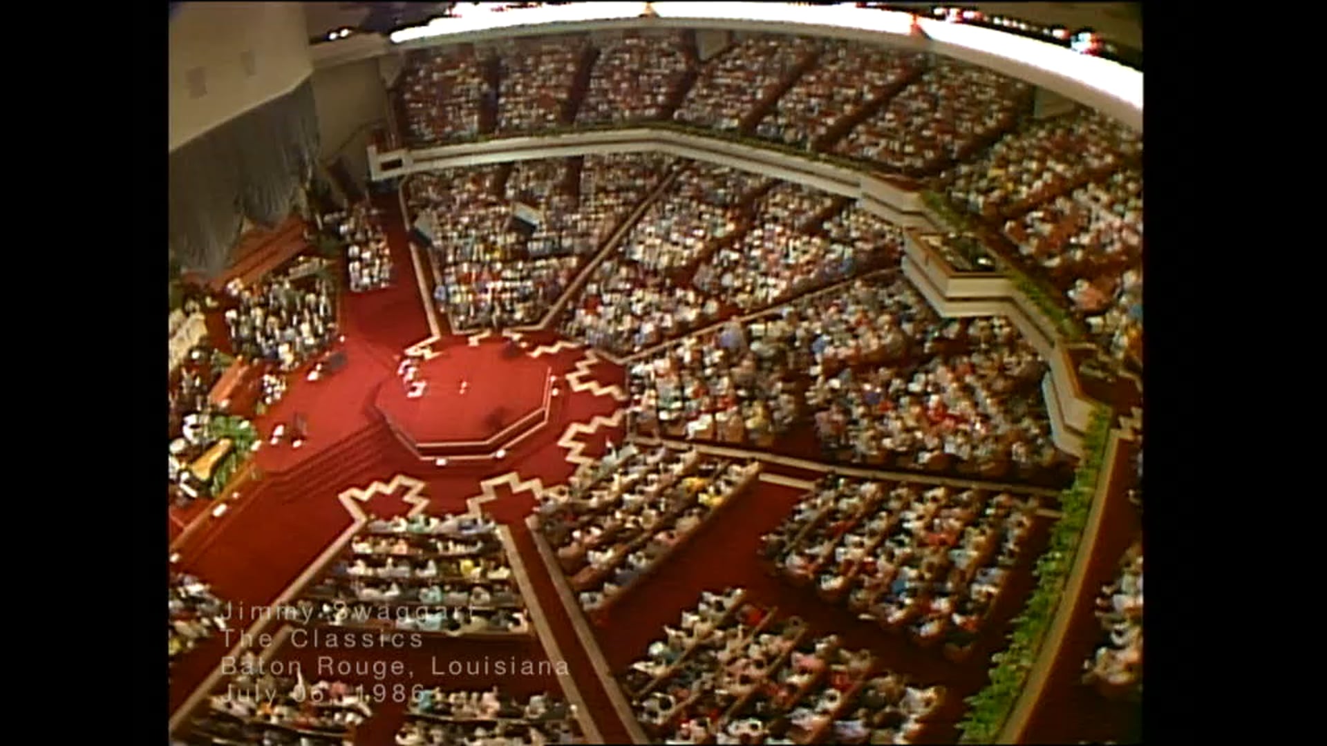 BATON ROUGE LOUISIANA - 07/06/1986 SUNDAY CRUSADE