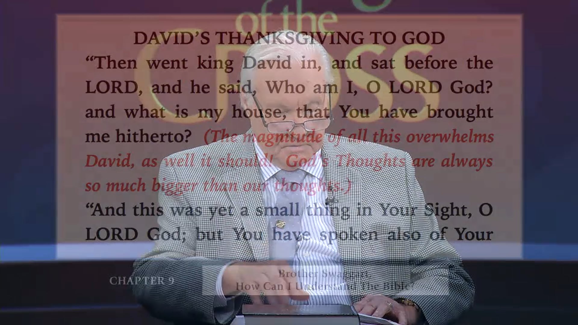 The Message Of The Cross - Nov. 27th, 2020