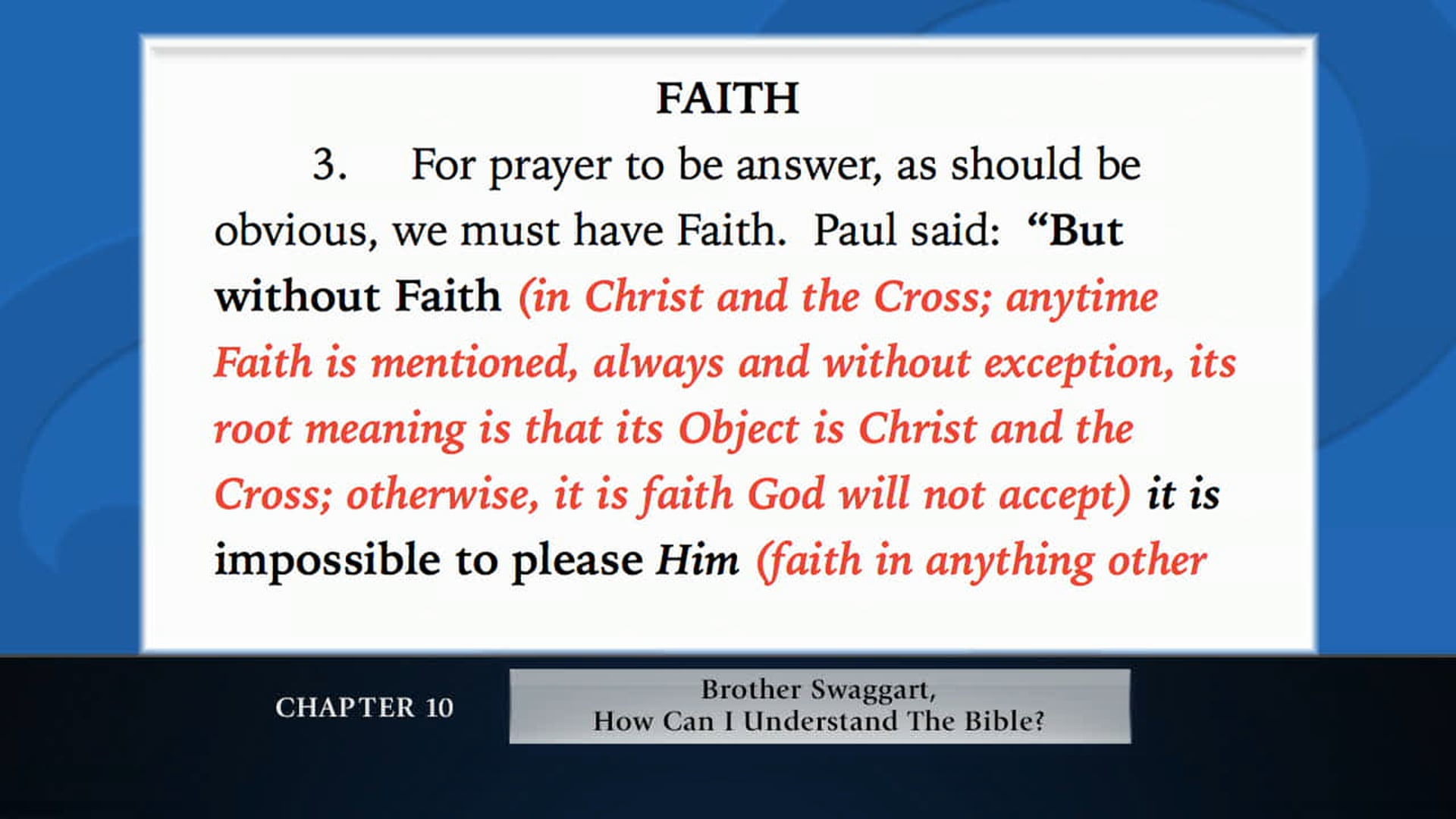 The Message Of The Cross - Feb. 2nd, 2021