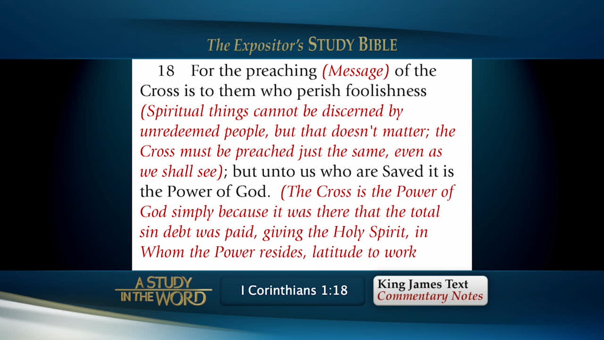 A Study in the Word - Jan. 27th, 2020