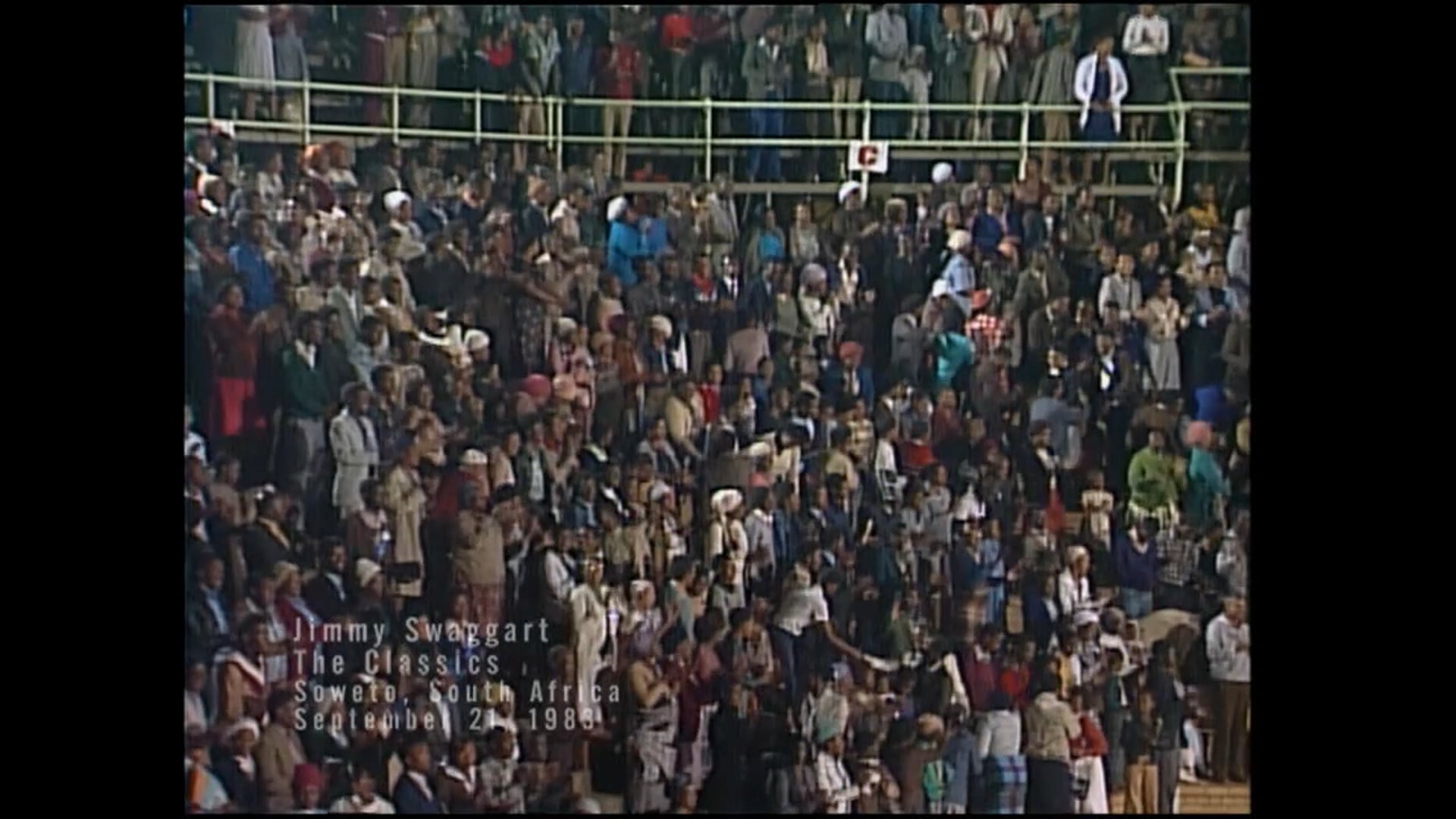 SOWETO, SOUTH AFRICA - 09/21/1983 WEDNESDAY CRUSADE