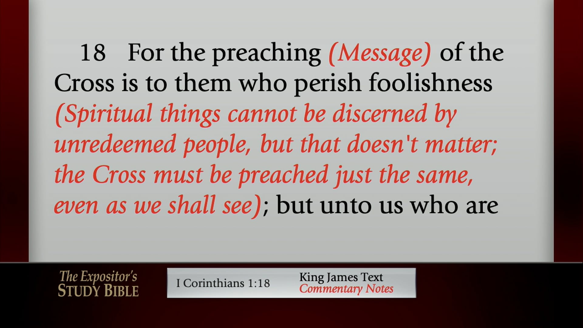 The Message Of The Cross - July  9th,  2025