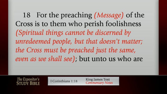 The Message Of The Cross - July  9th,...