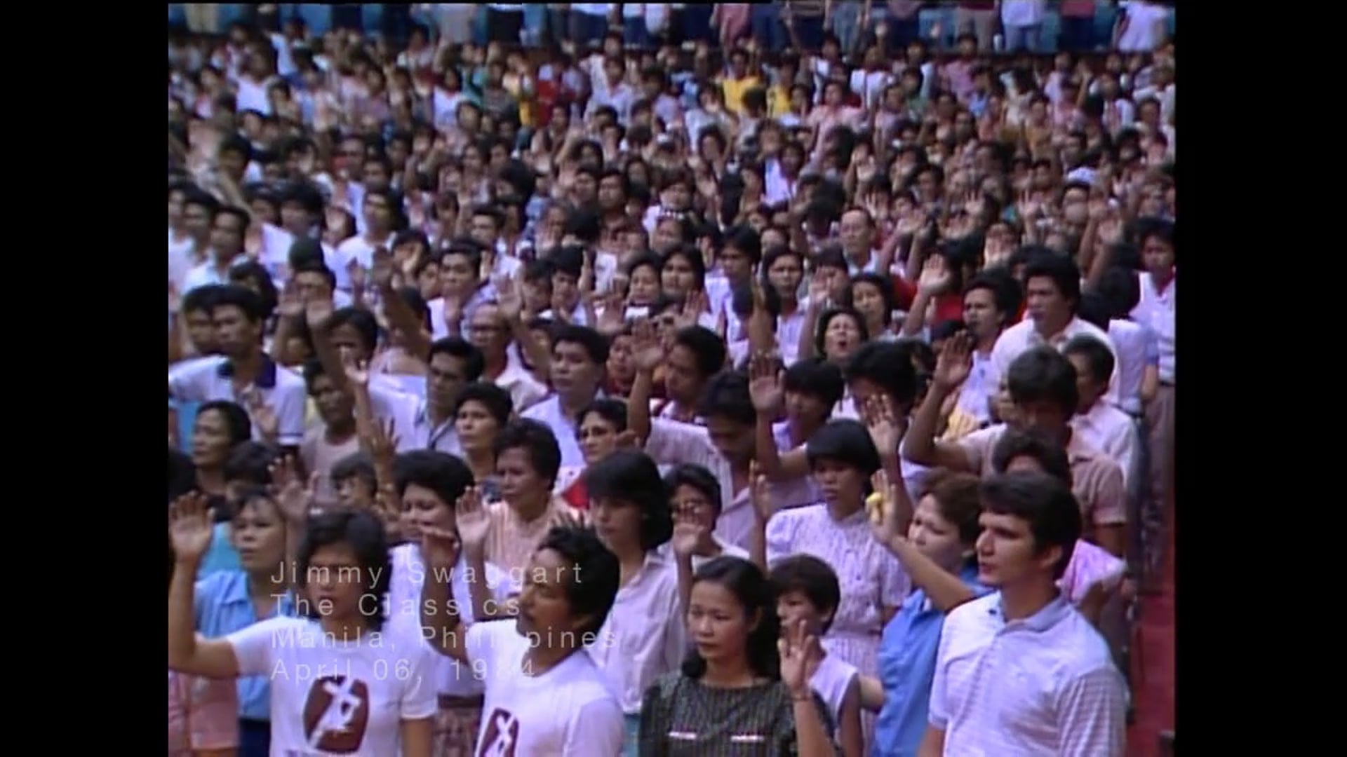 MANILLA PHILIPINES - 04/06/1984 FRIDAY CRUSADE