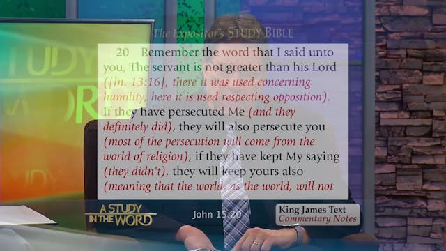 A Study in the Word - Jan. 21st, 2020