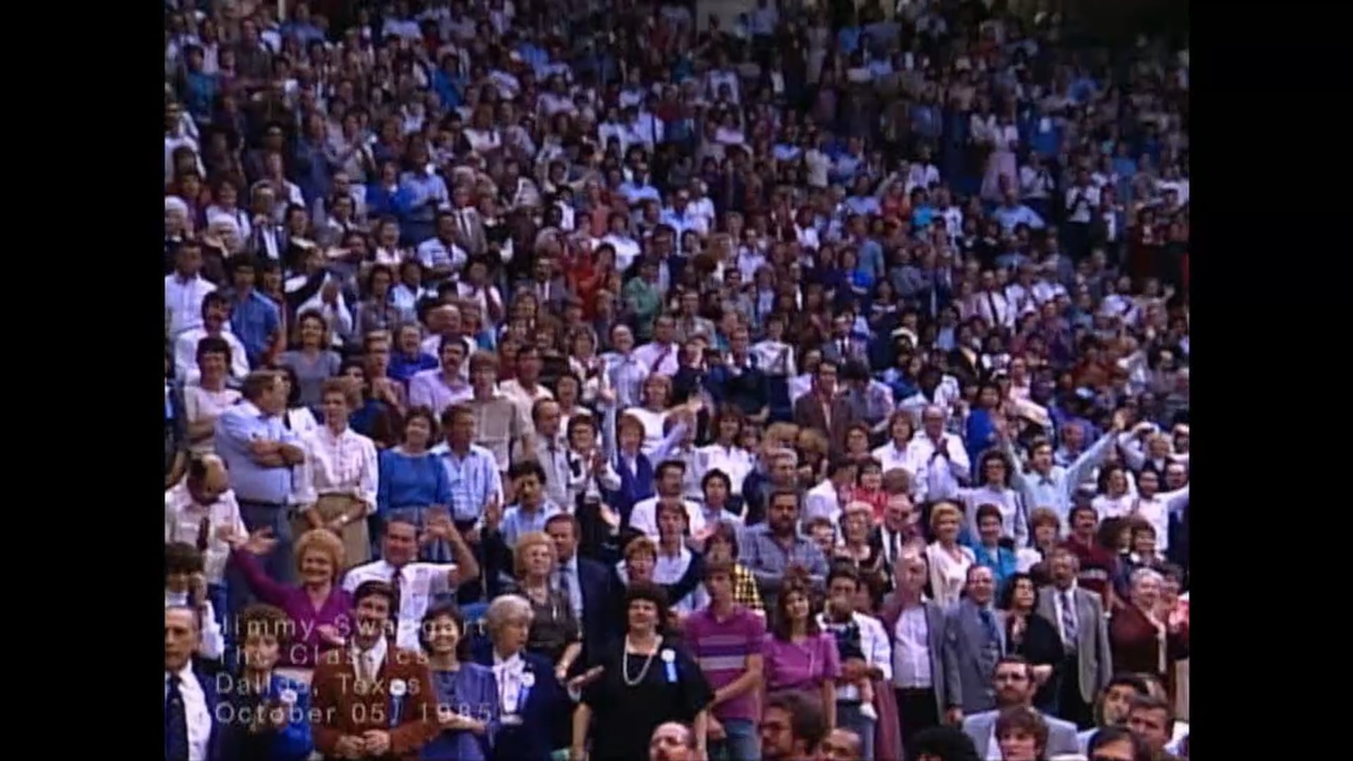 DALLAS TEXAS - 10/05/1985 SATURDAY CRUSADE