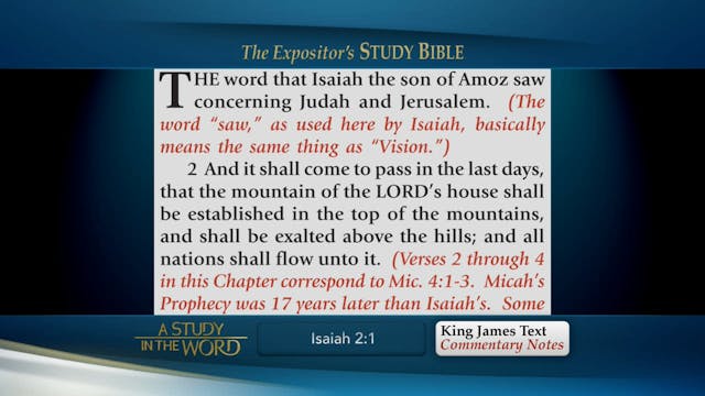 A Study In The Word - Jan. 6th, 2017