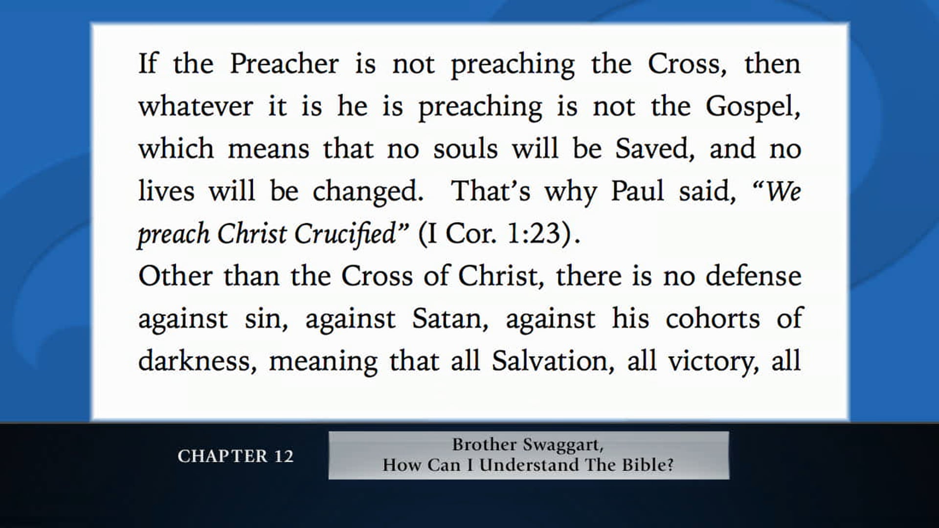 The Message Of the Cross - Apr. 30th, 2021