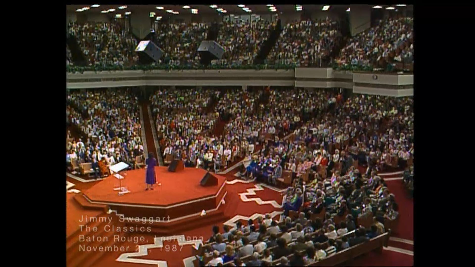 BATON ROUGE, LOUISIANA - 11/25/1987 SUNDAY CRUSADE