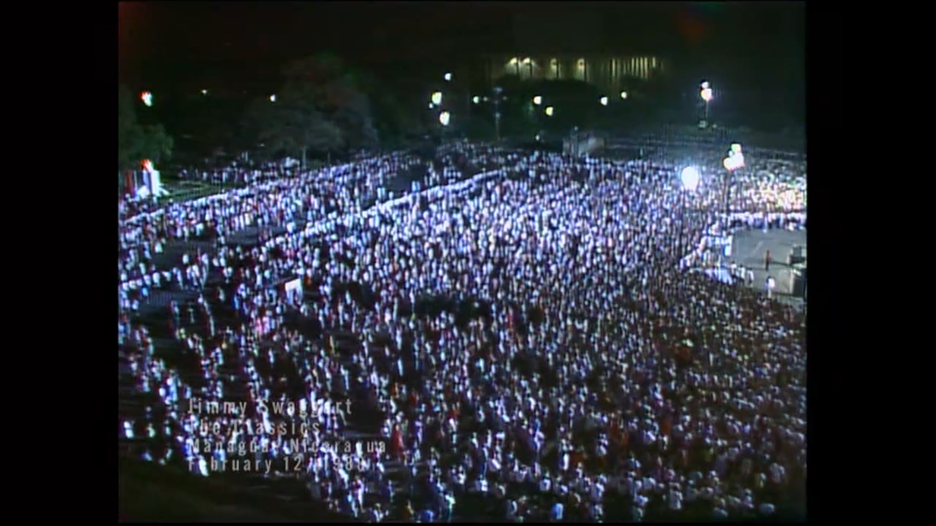 MANAGUA NICARAGUA - 02/12/1988 FRIDAY CRUSADE