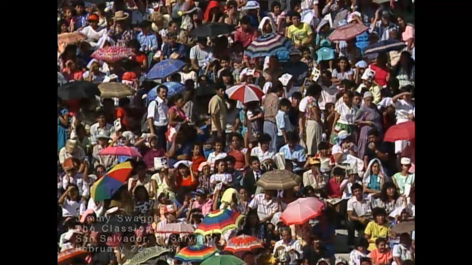 SAN SALVADOR EL SALVADOR - 02/22/1987 SUNDAY CRUSADE
