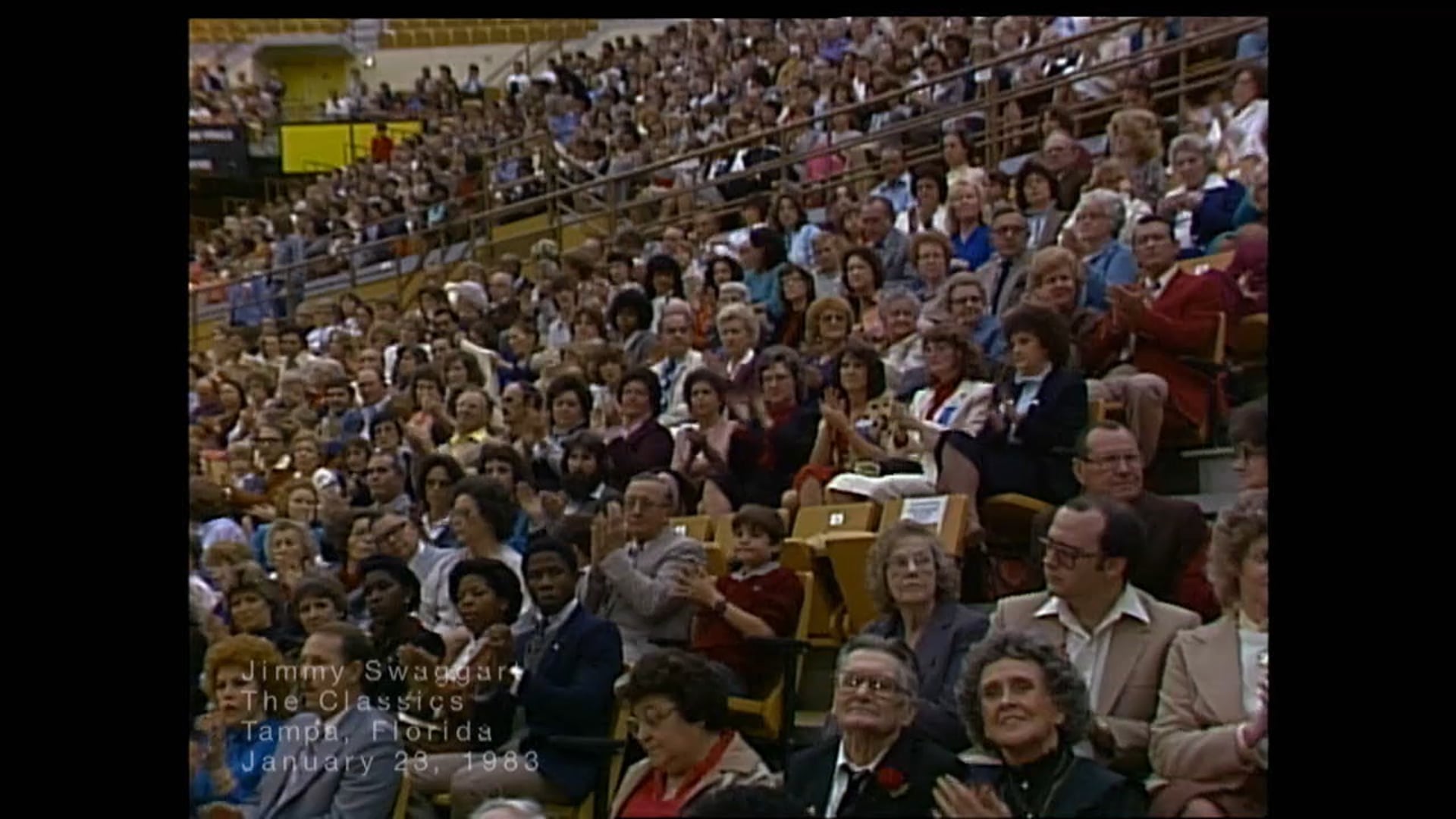 TAMPA, FLORIDA - 01/23/1983 SUNDAY CRUSADE