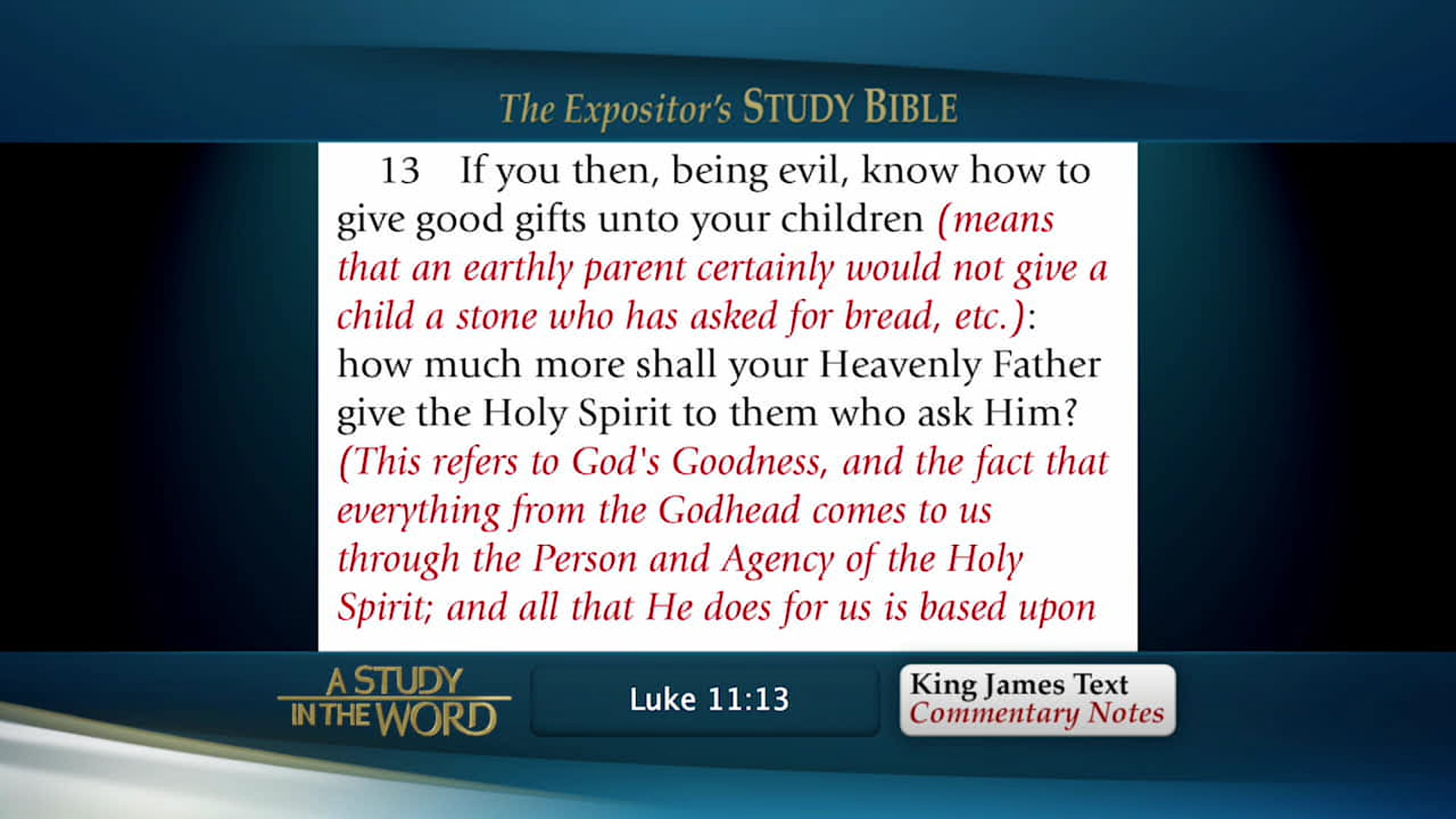 A Study in the Word - Jan. 15th, 2020