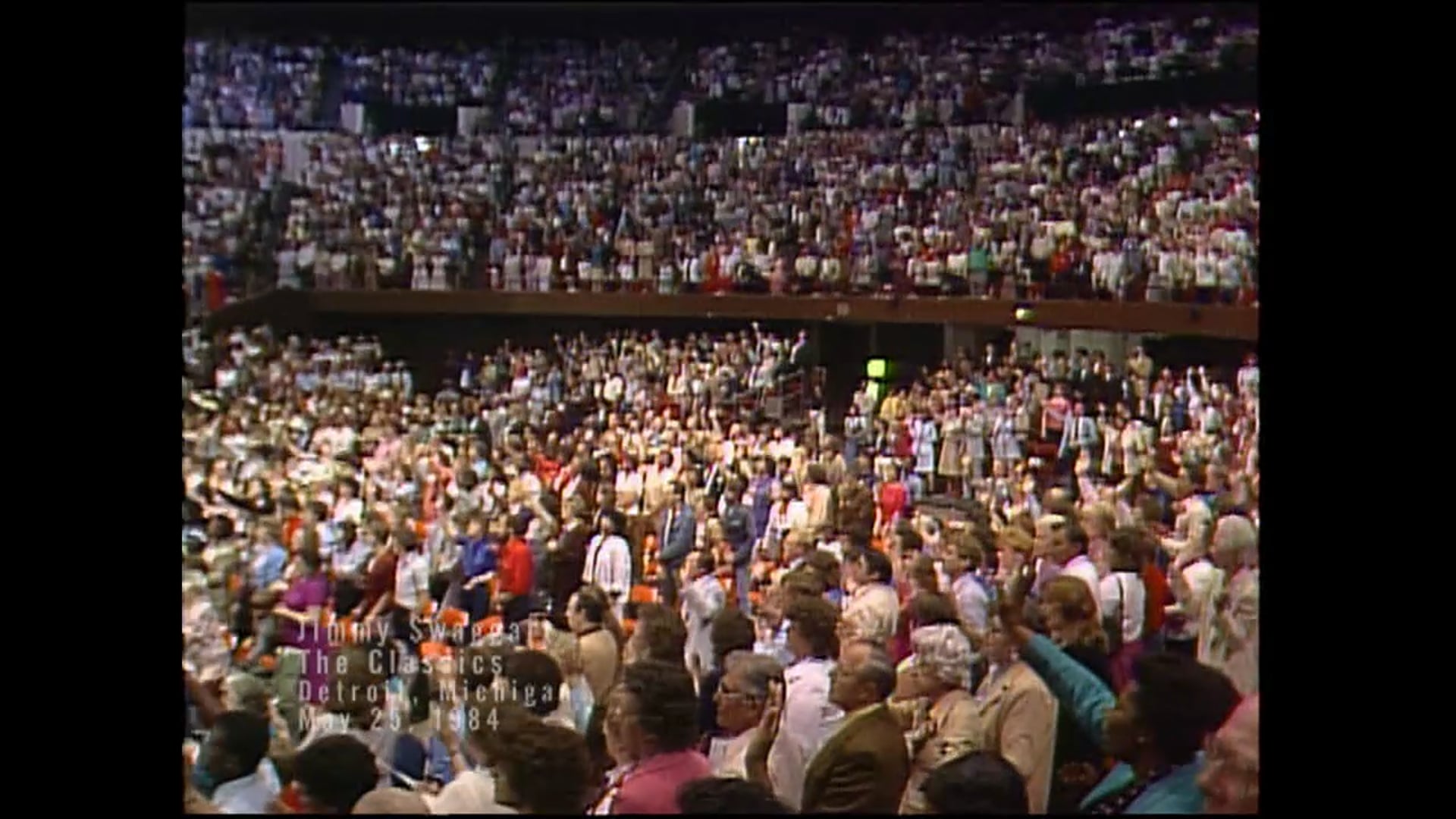 DETROIT MICHIGAN - 05/25/1984 FRIDAY CRUSADE