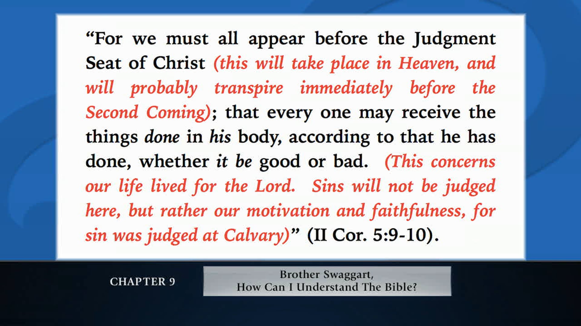 The Message Of The Cross - Jan. 7th, 2021