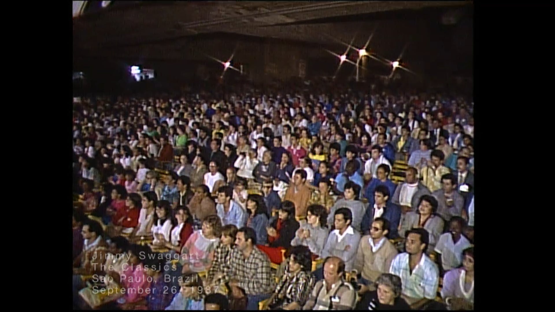 SAO PAULO BRAZIL - 09/26/1987 SATURDAY CRUSADE
