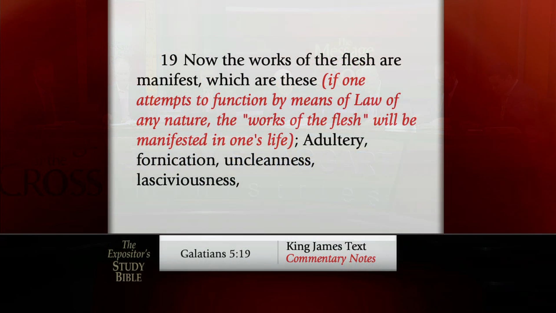 The Message of the Cross Oct. 30th, 2019