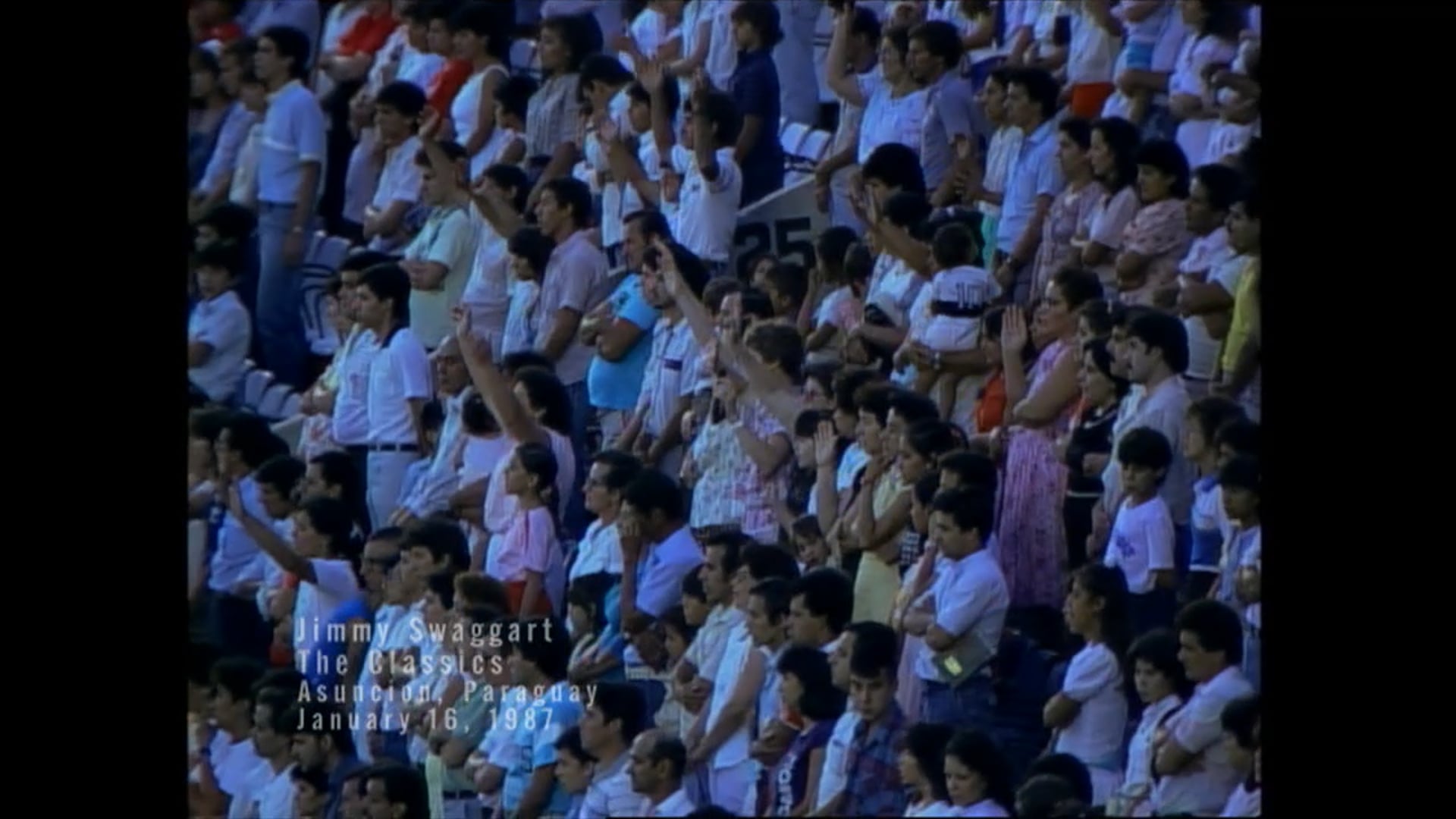 ASUNCION PARAGUAY - 01/16/1987 FRIDAY CRUSADE