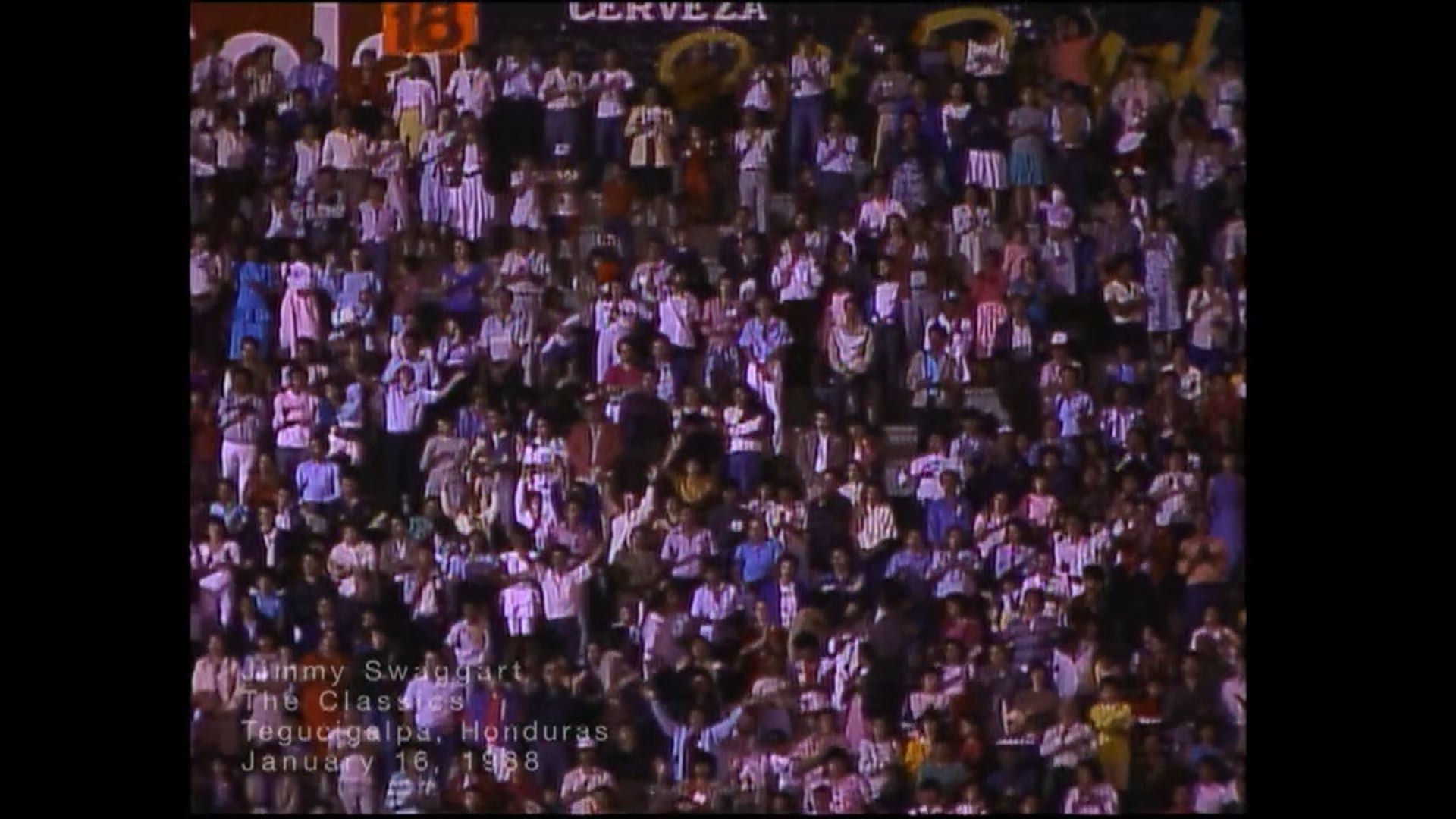 TEGUCIGALPA HONDURAS - 01/16/1988 SATURDAY CRUSADE