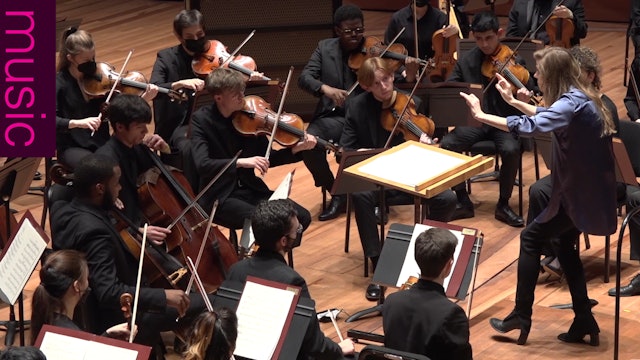 Barbara Hannigan Conducts “Representation of Chaos” | Juilliard Orchestra
