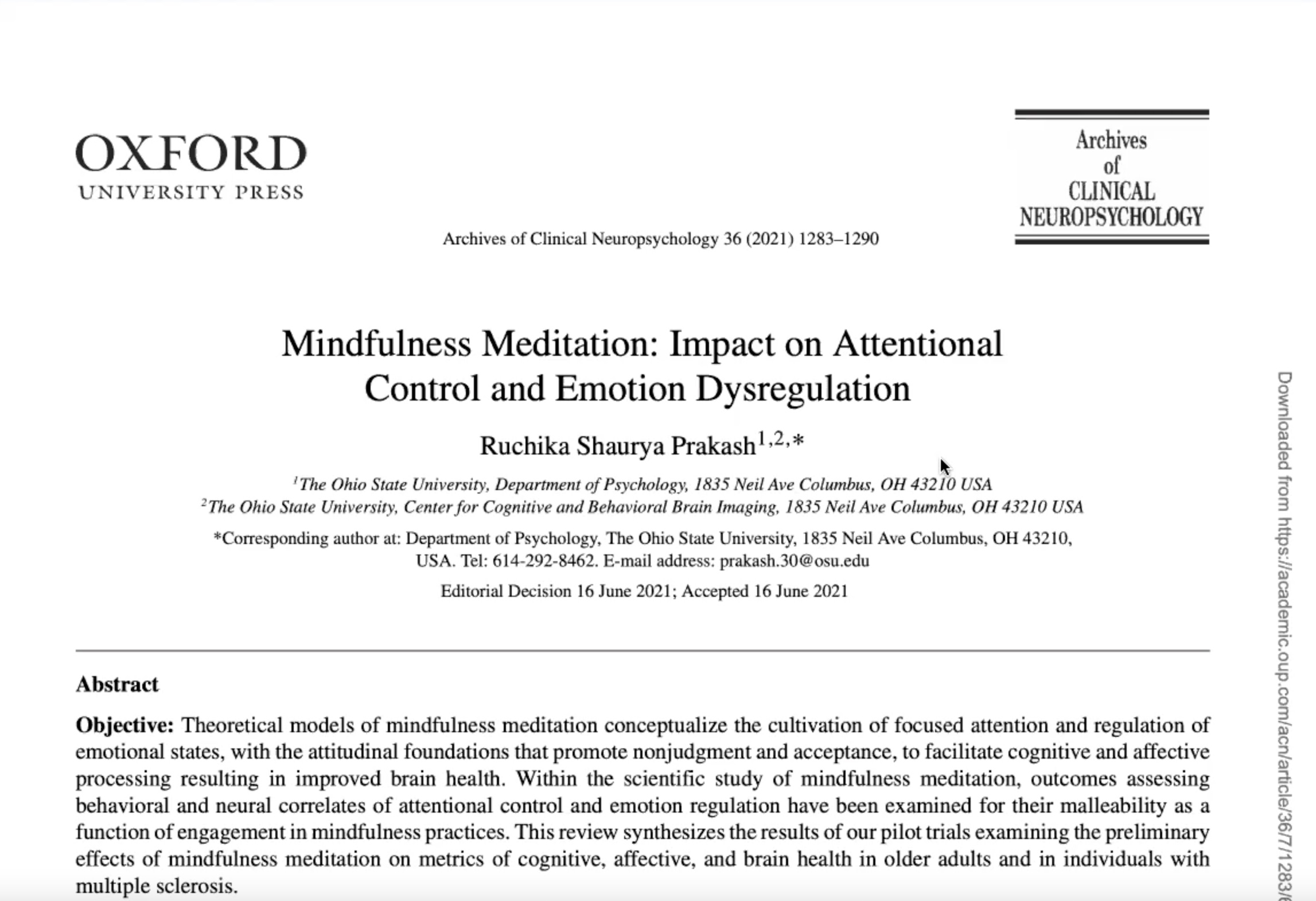 Mindfulness Abstract + Pranayama (Oct 26)