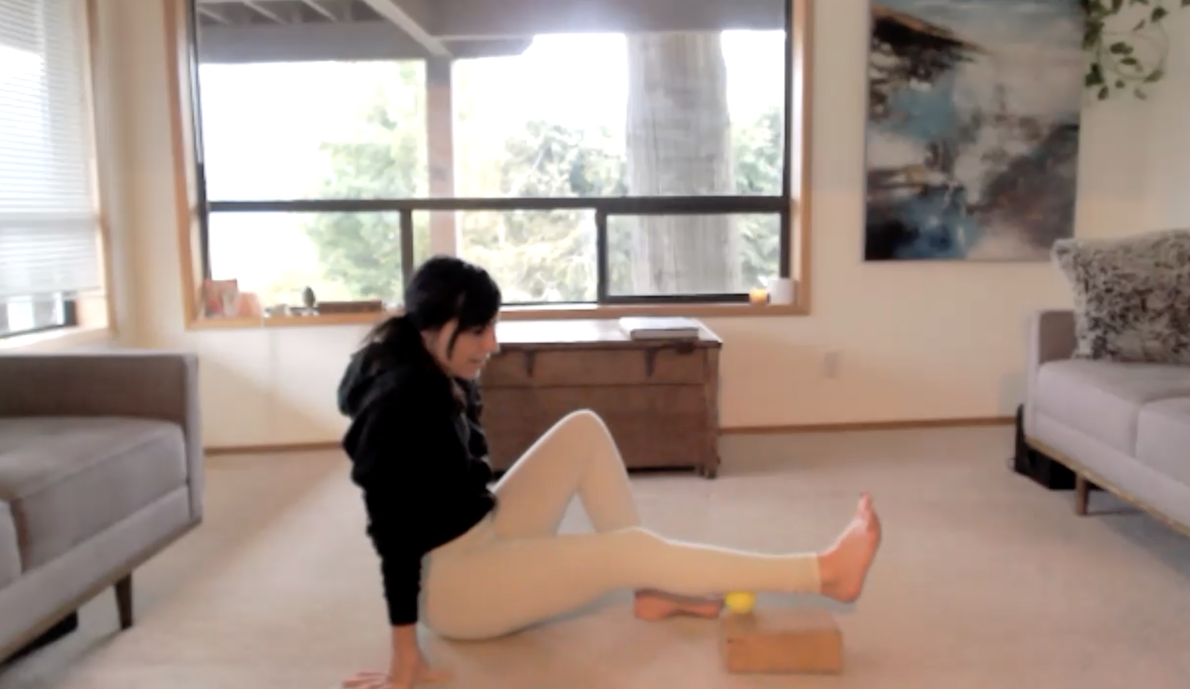 Ball Rolling Feet to Hamstrings + Restorative (60 min) 