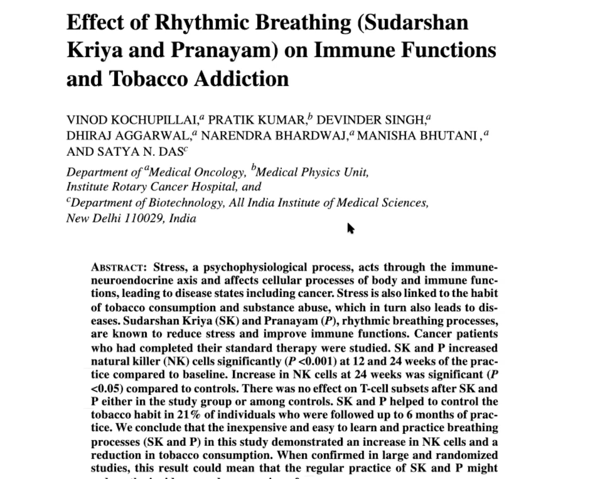 Neuroendocrine Report + Sudarsahan Kriya (Sept 15) 