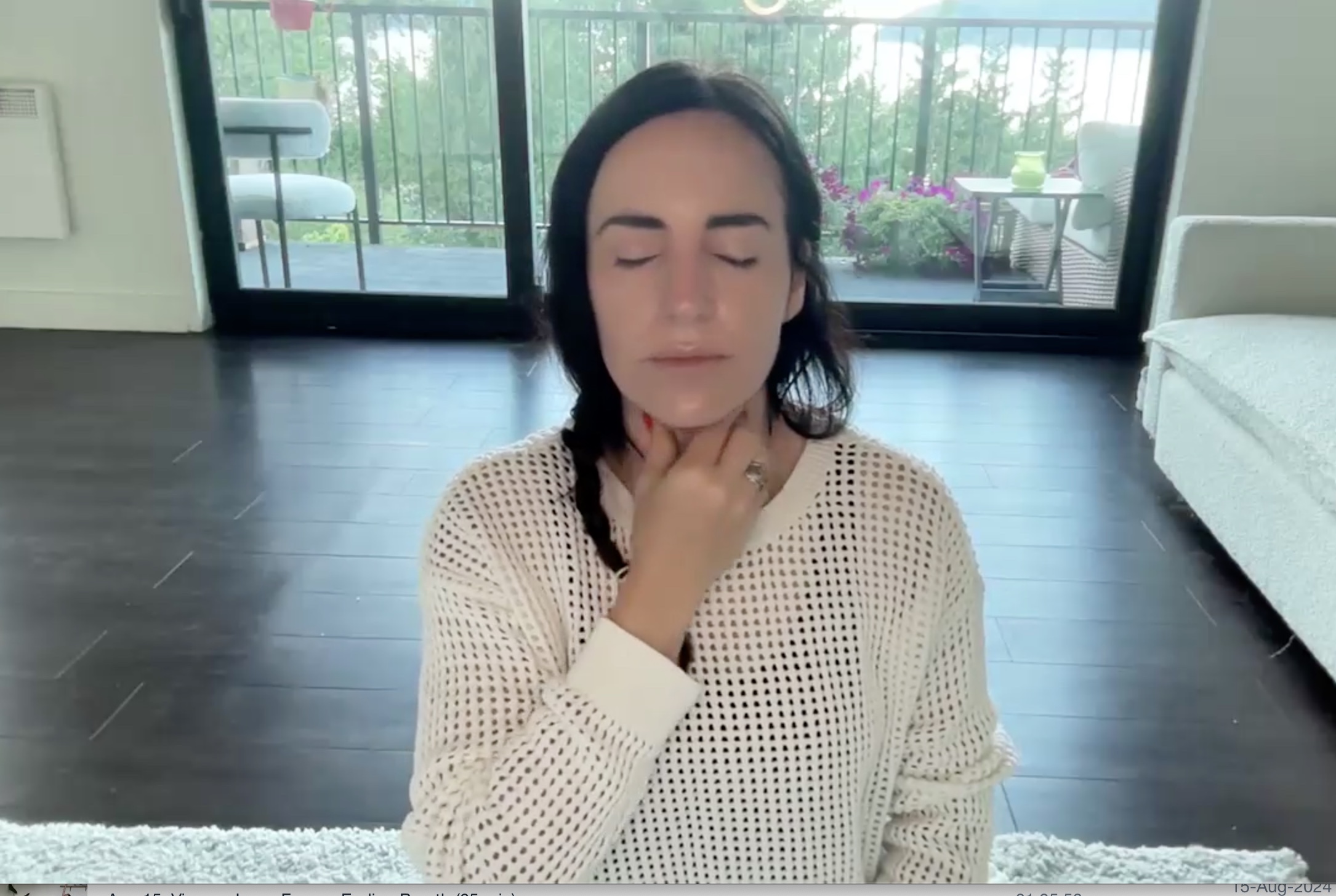 Aug 19: Breath for the Thyroid, Thymus & Lymph Nodes (30 min)