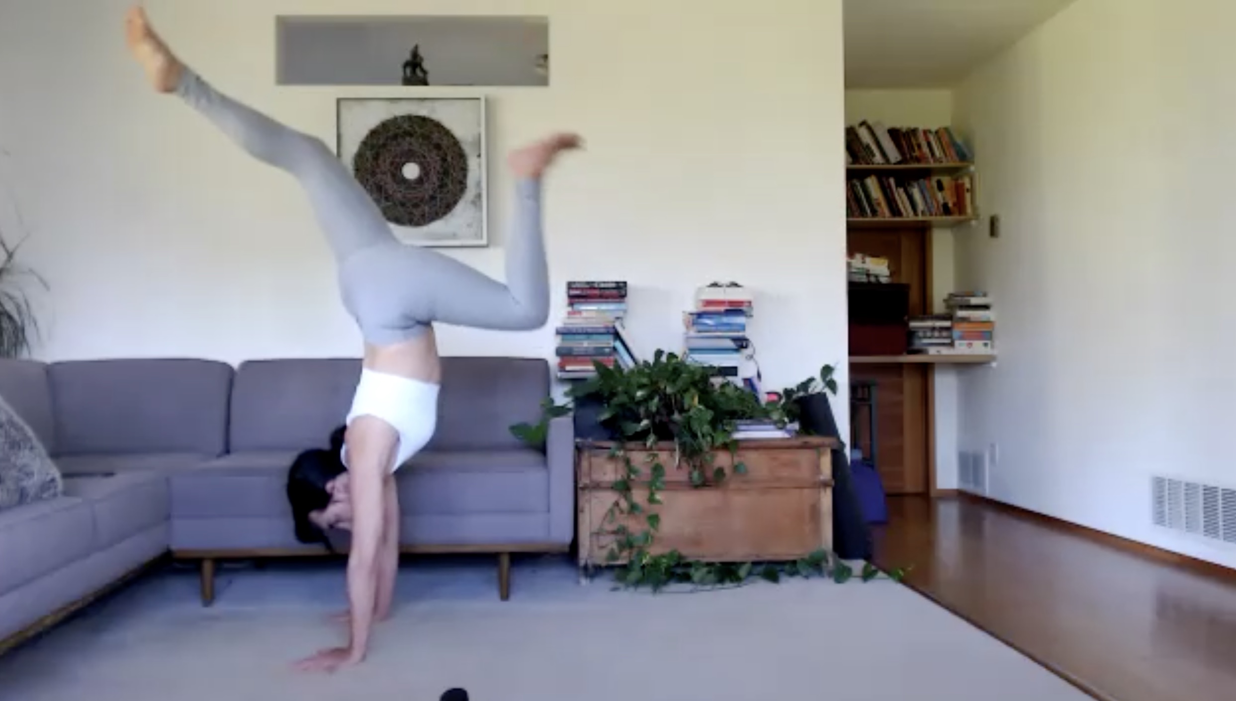 Handstand Hops, Full-Body & Breath (60 min) 