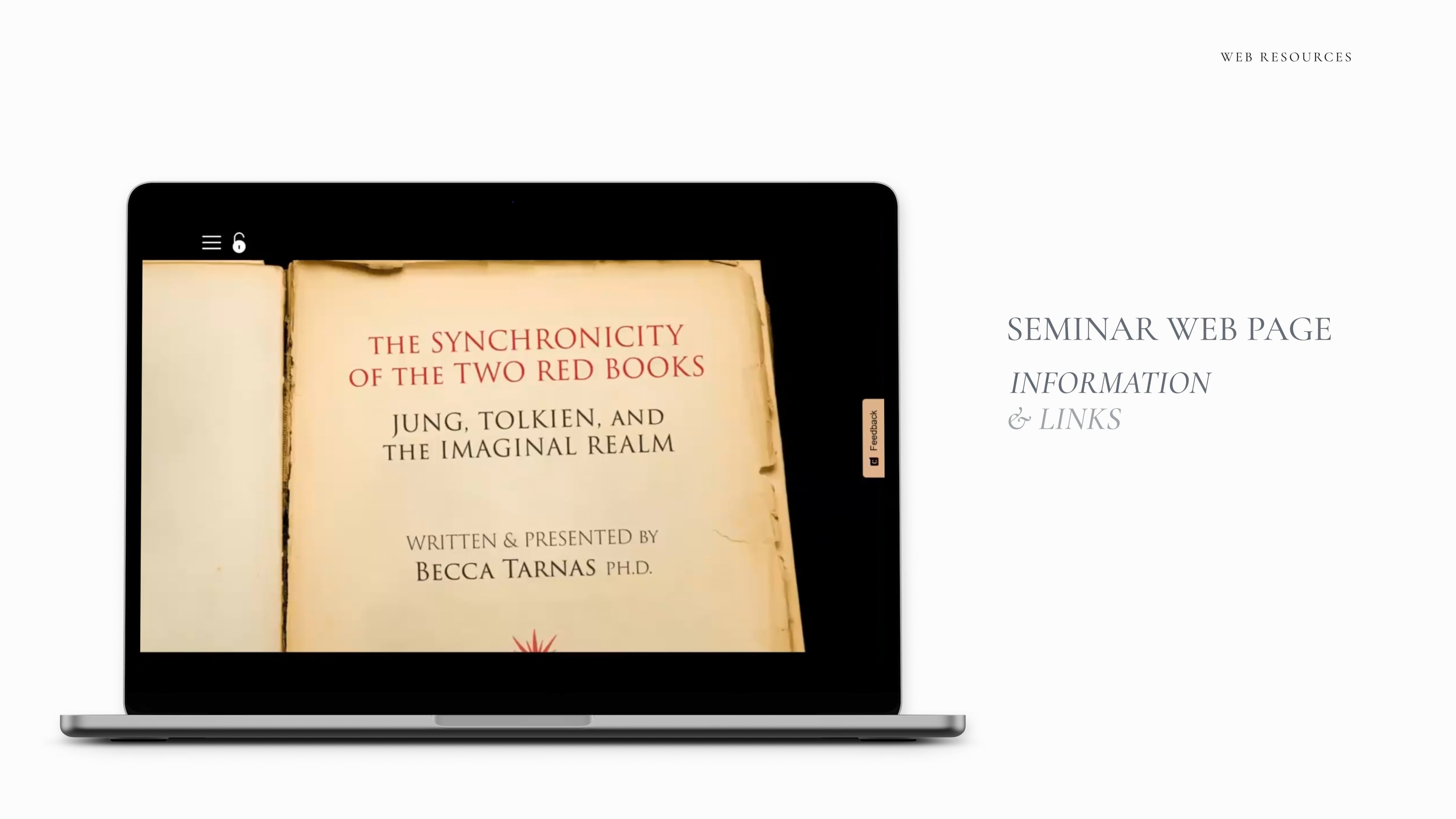 WEB PAGE PREVIEW | BECCA TARNAS | SEMINAR