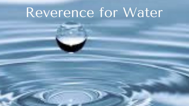 Reverence for Water
